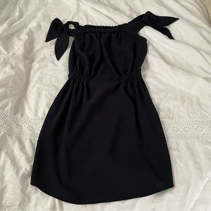 Opullence MEDIUM off the shoulder Black Dress